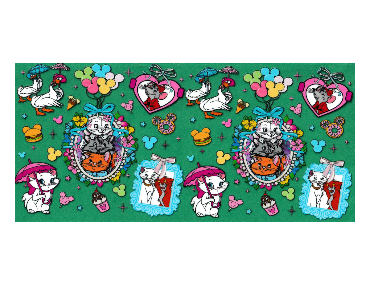 16oz Cup Wrap Aristocats