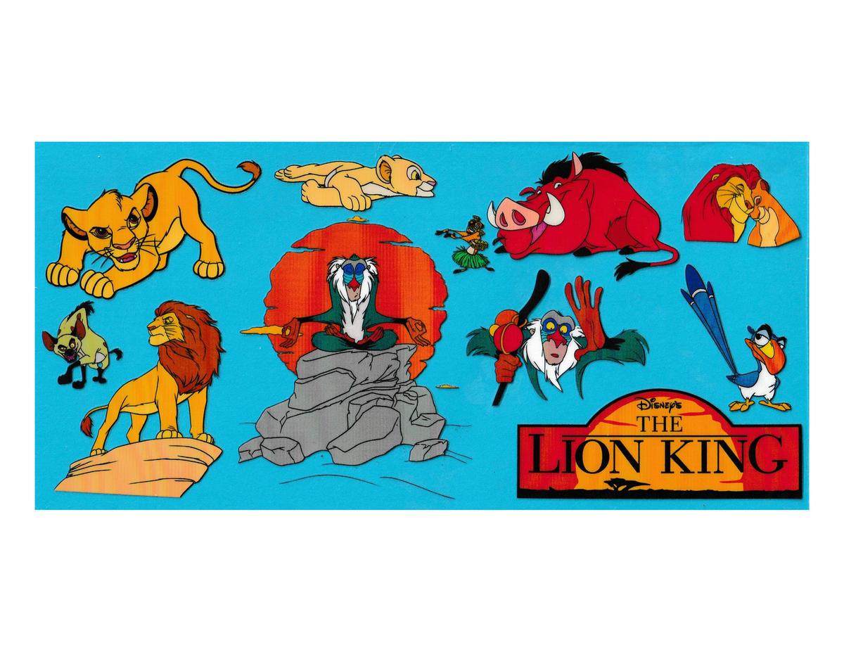 16oz Cup Wrap Lion King