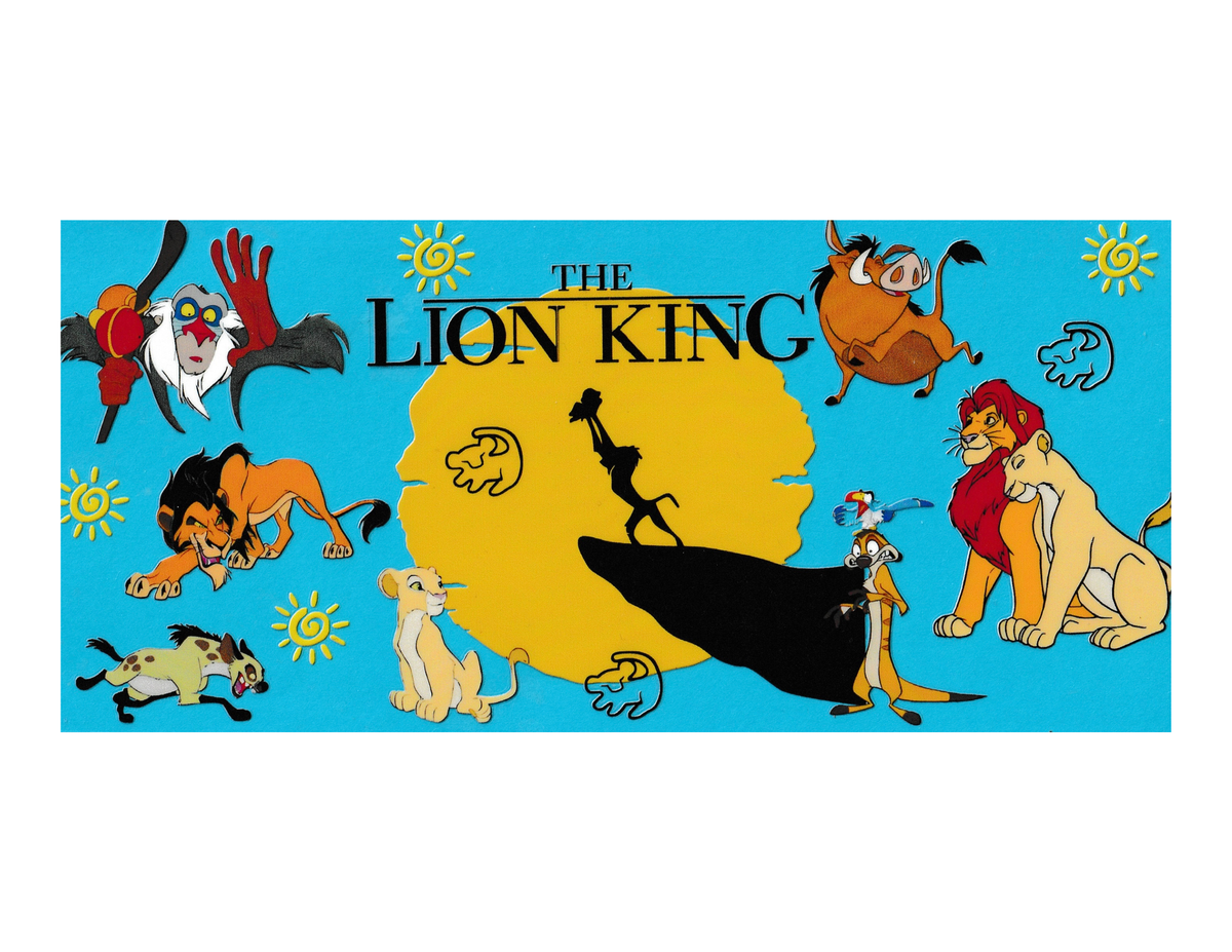 16oz Cup Wrap Lion King
