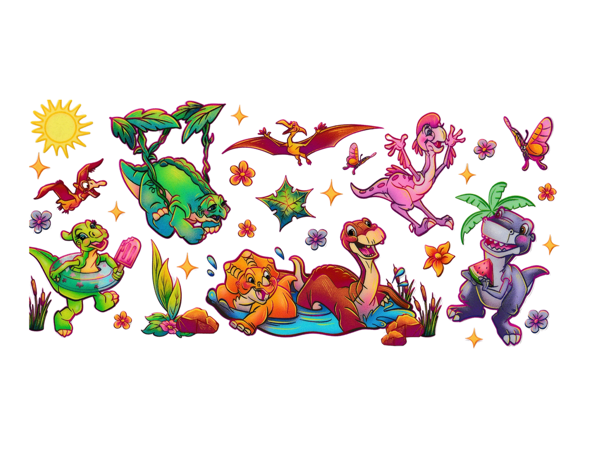 16oz Cup Wrap Land Before Time
