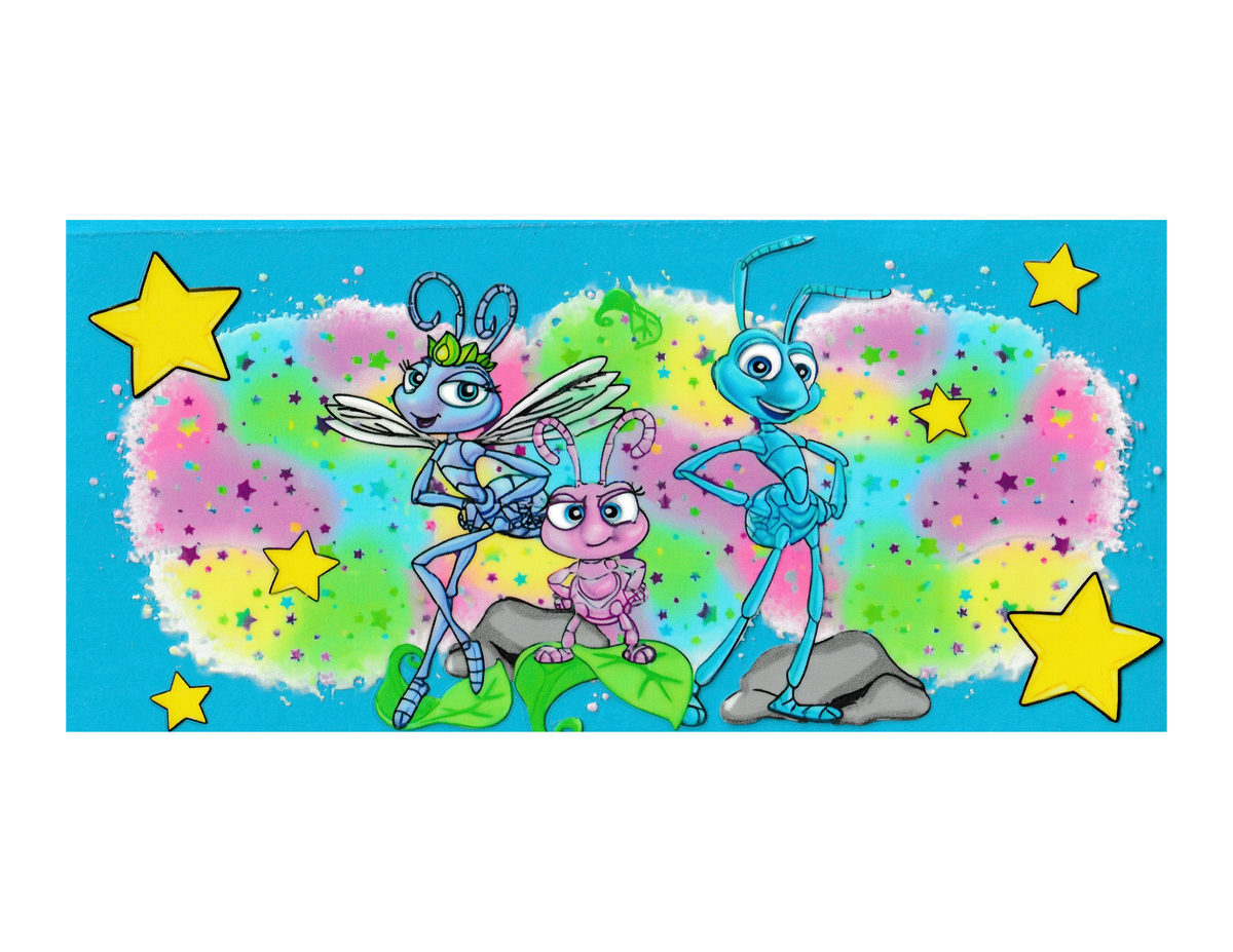 16oz Cup Wrap Bugs Life