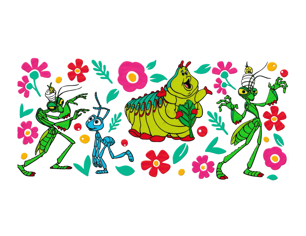 16oz Cup Wrap Bugs Life