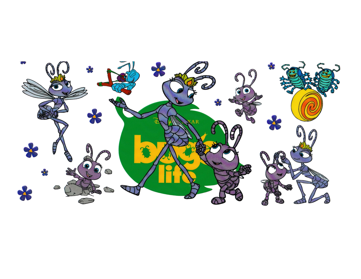 16oz Cup Wrap Bugs Life
