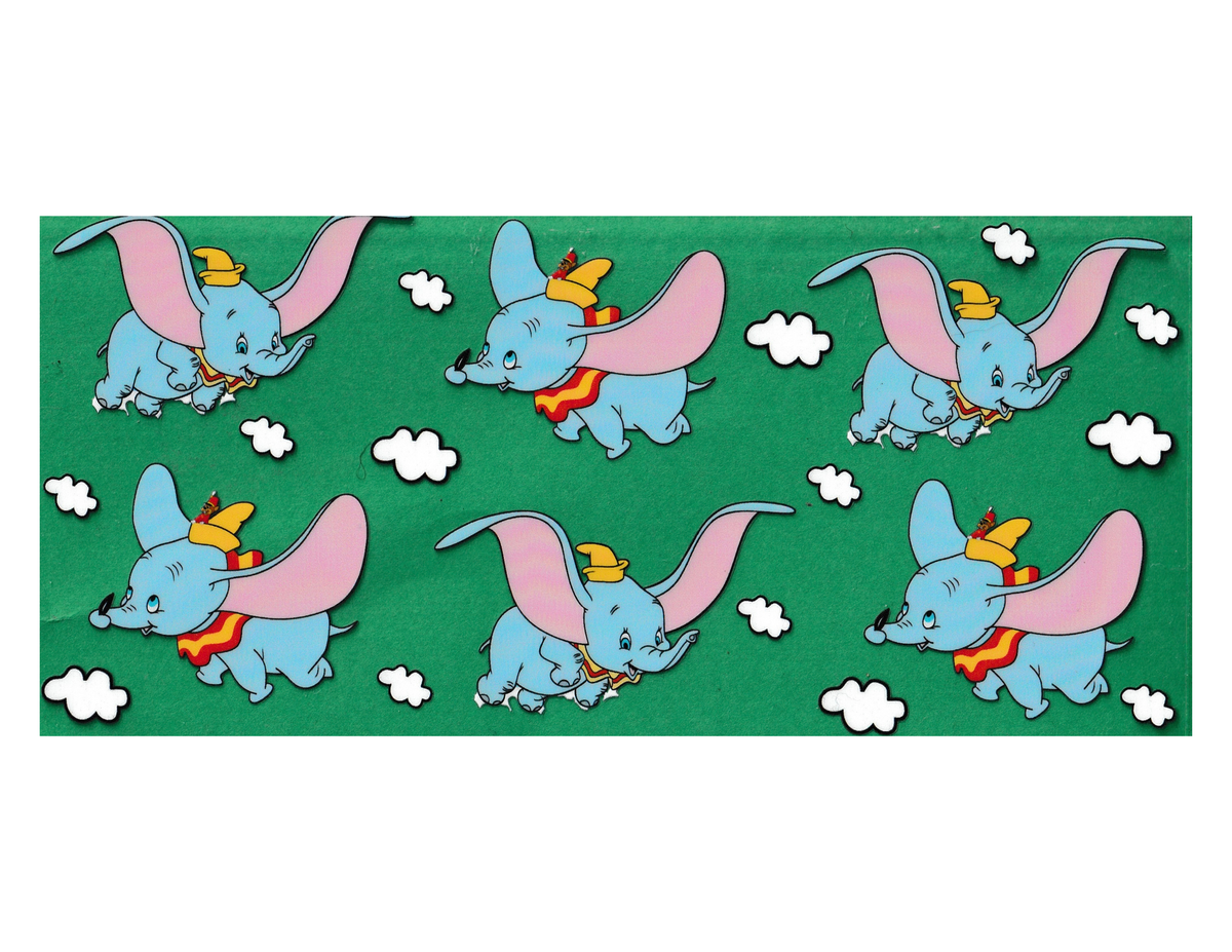 16oz Cup Wrap Flying Elephant