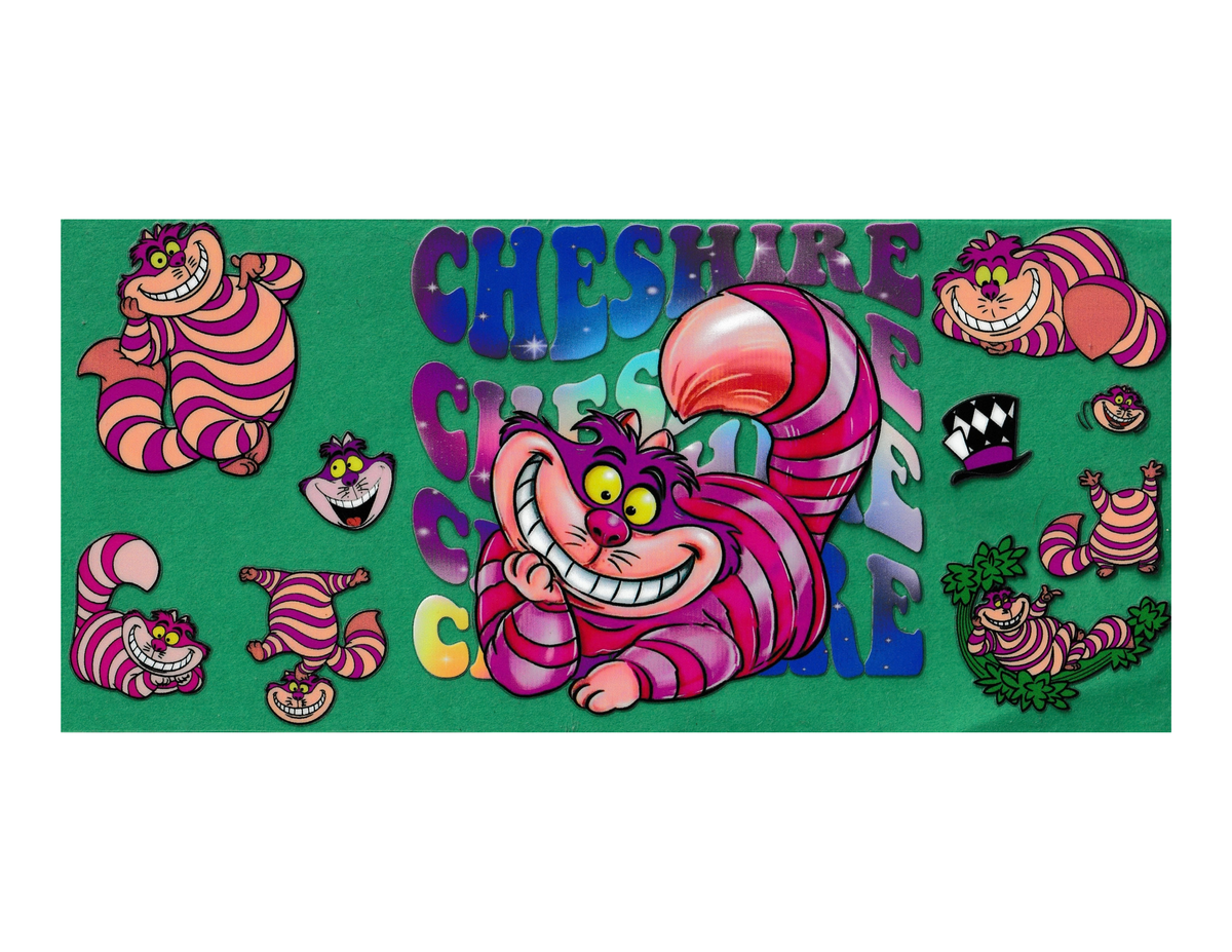16oz Cup Wrap Cheshire Cat