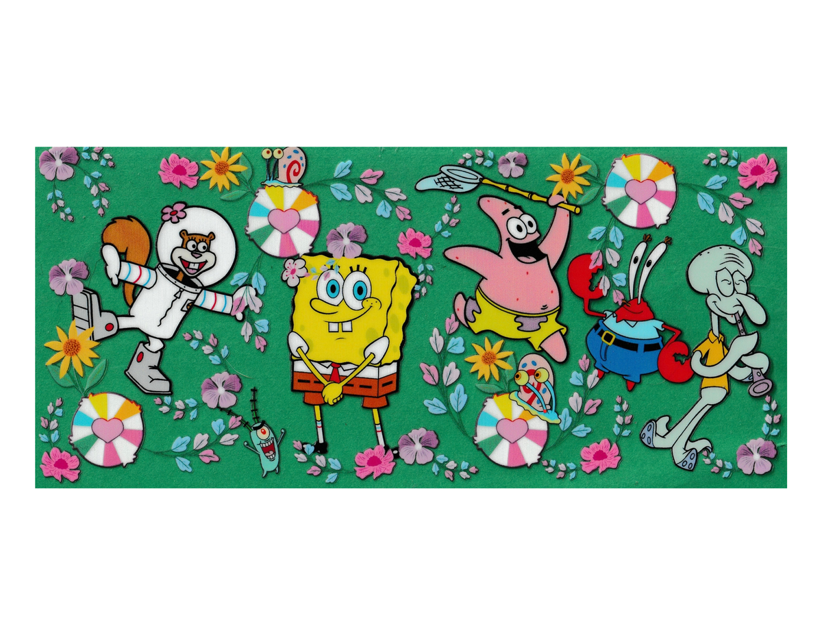 16oz Cup Wrap SpongeBob