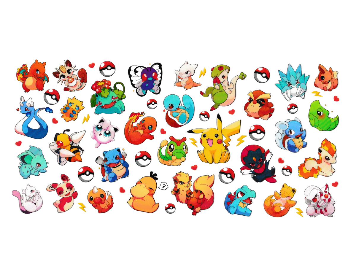 16oz Cup Wrap Pokémon
