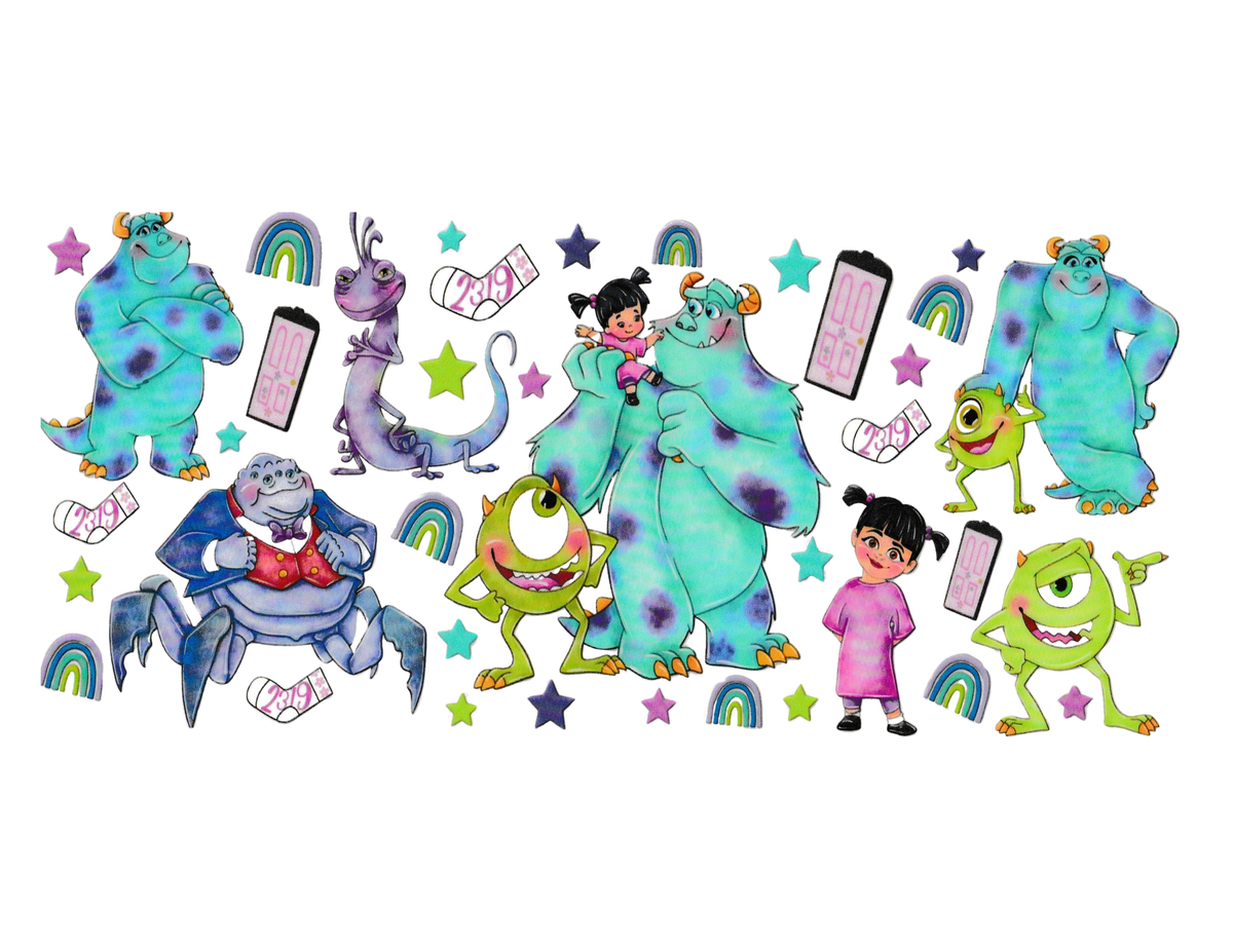 16oz Cup Wrap Monster Inc