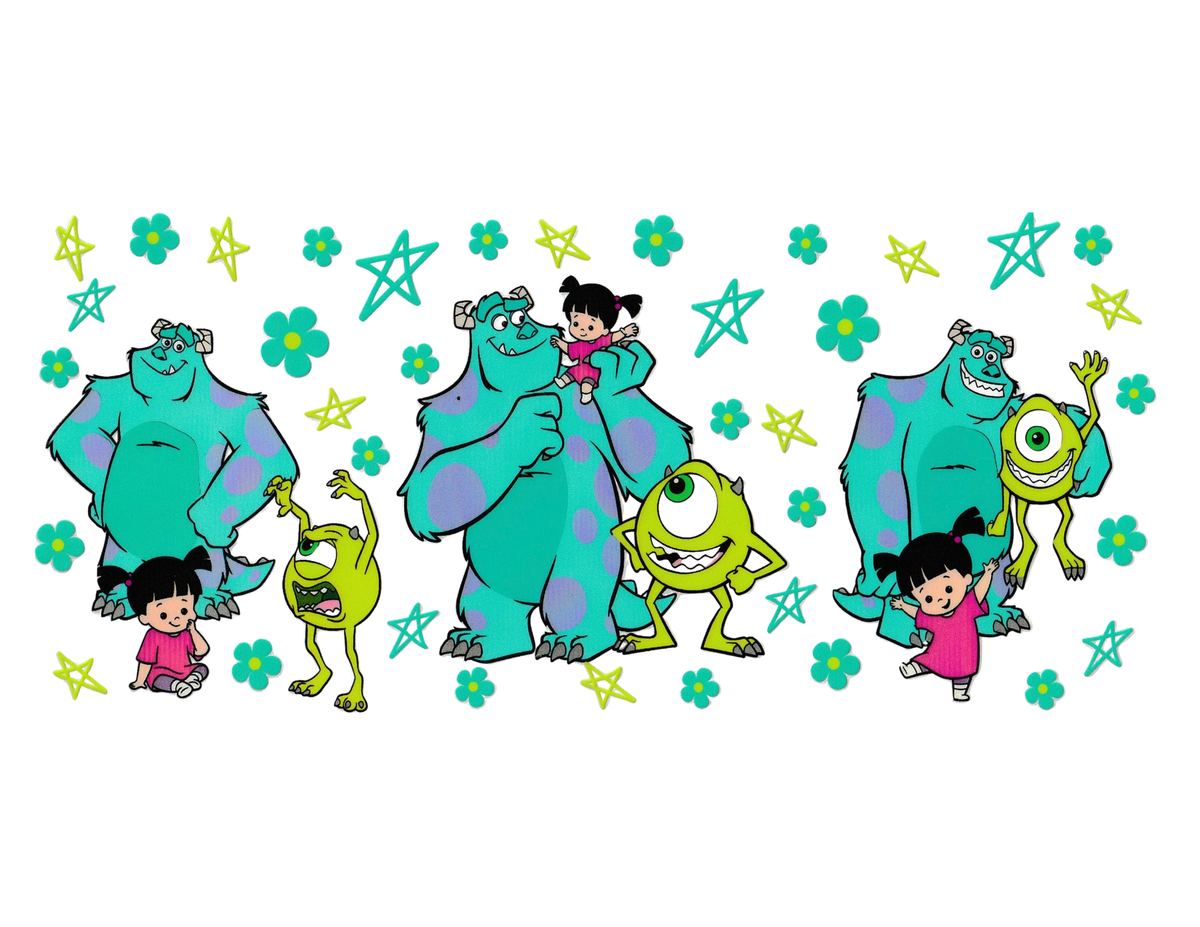 16oz Cup Wrap Monster Inc