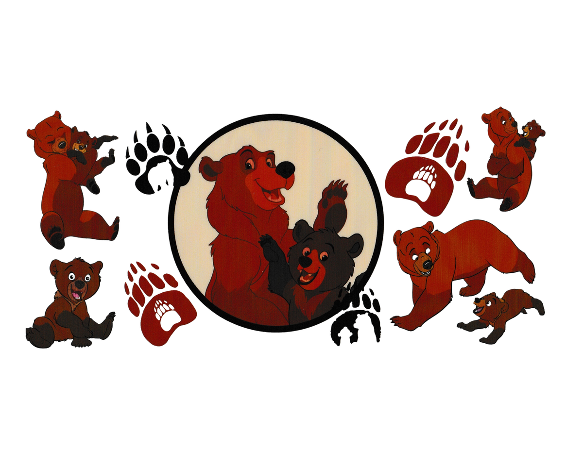 16oz Cup Wrap Brother Bear