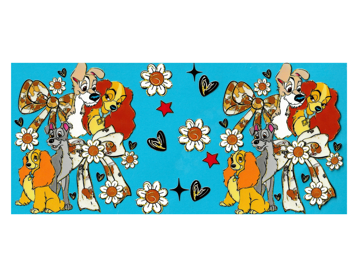 16oz Cup Wrap Lady and the Tramp