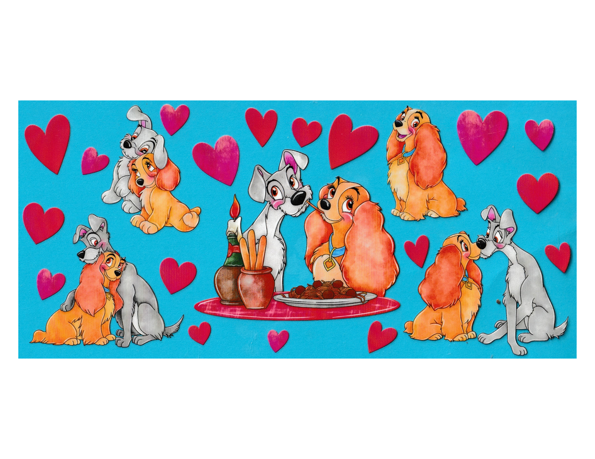 16oz Cup Wrap Lady and the Tramp