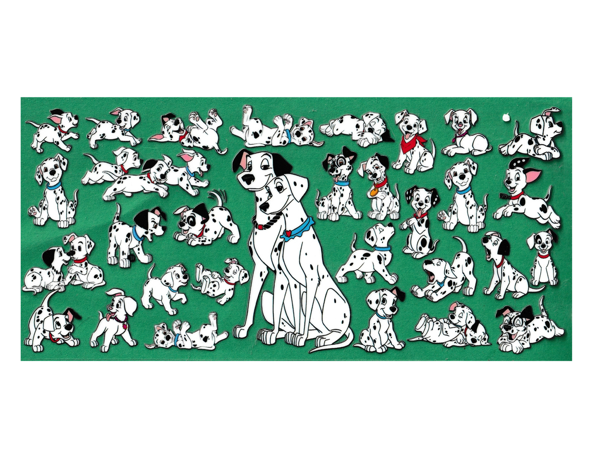 16oz Cup Wraps 101 Dalmations