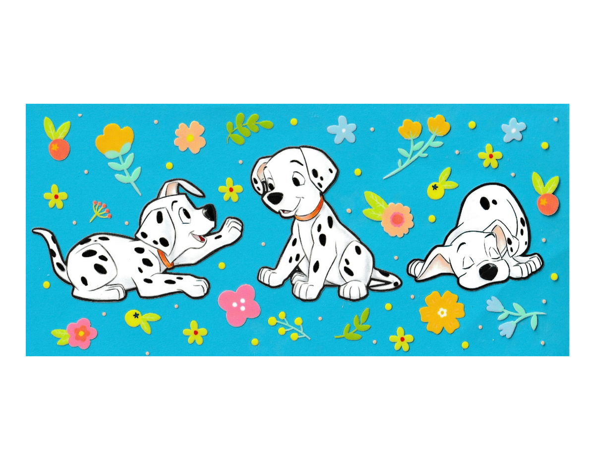 16oz Cup Wraps 101 Dalmations