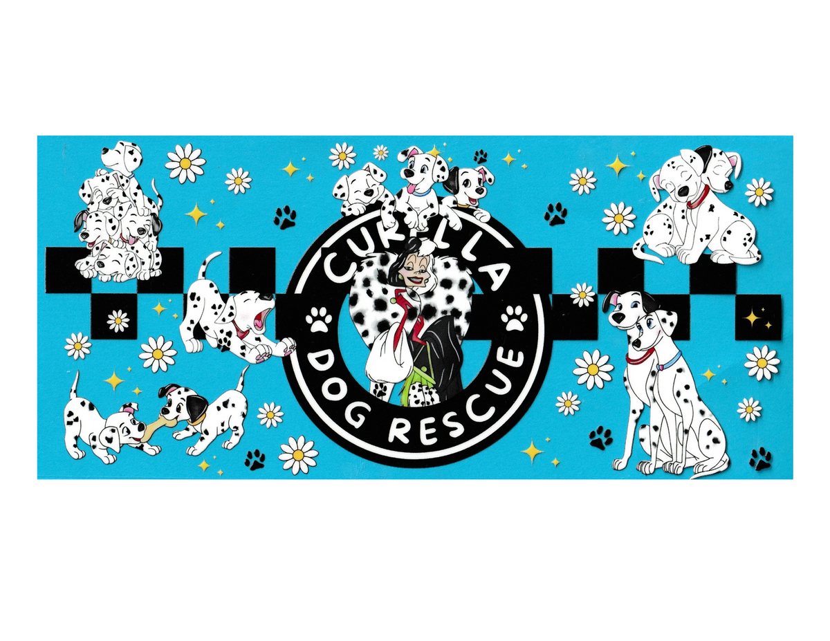 16oz Cup Wraps 101 Dalmations