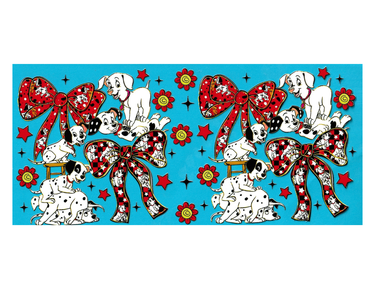16oz Cup Wraps 101 Dalmations