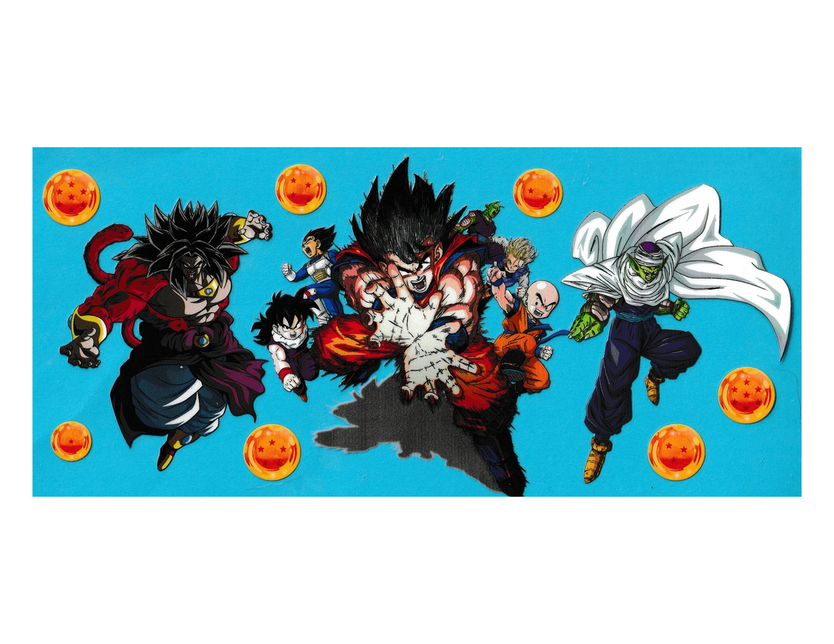 16oz Cup Wrap Anime Dragon Ball Z