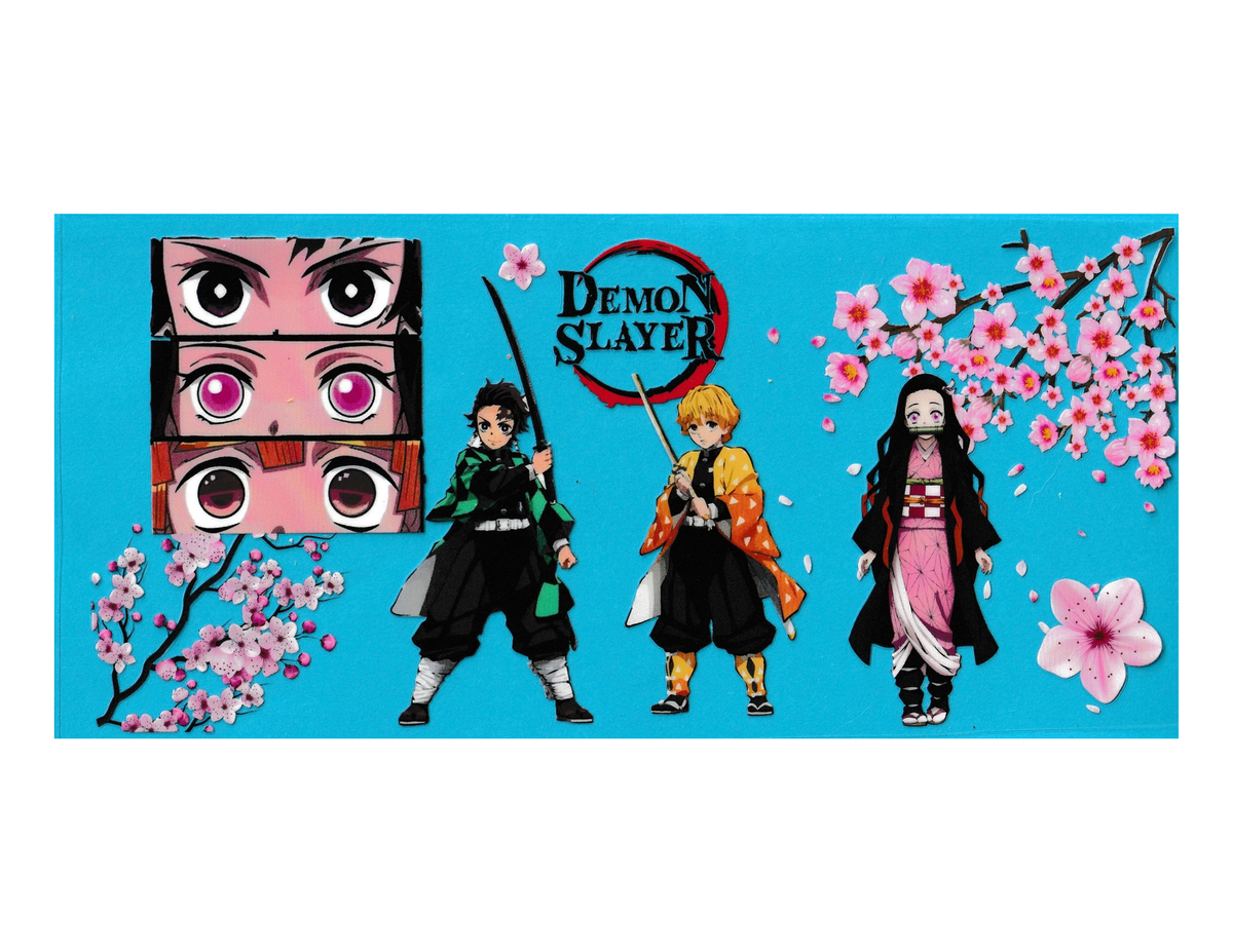 16oz Cup Wrap Anime Demon Slayer