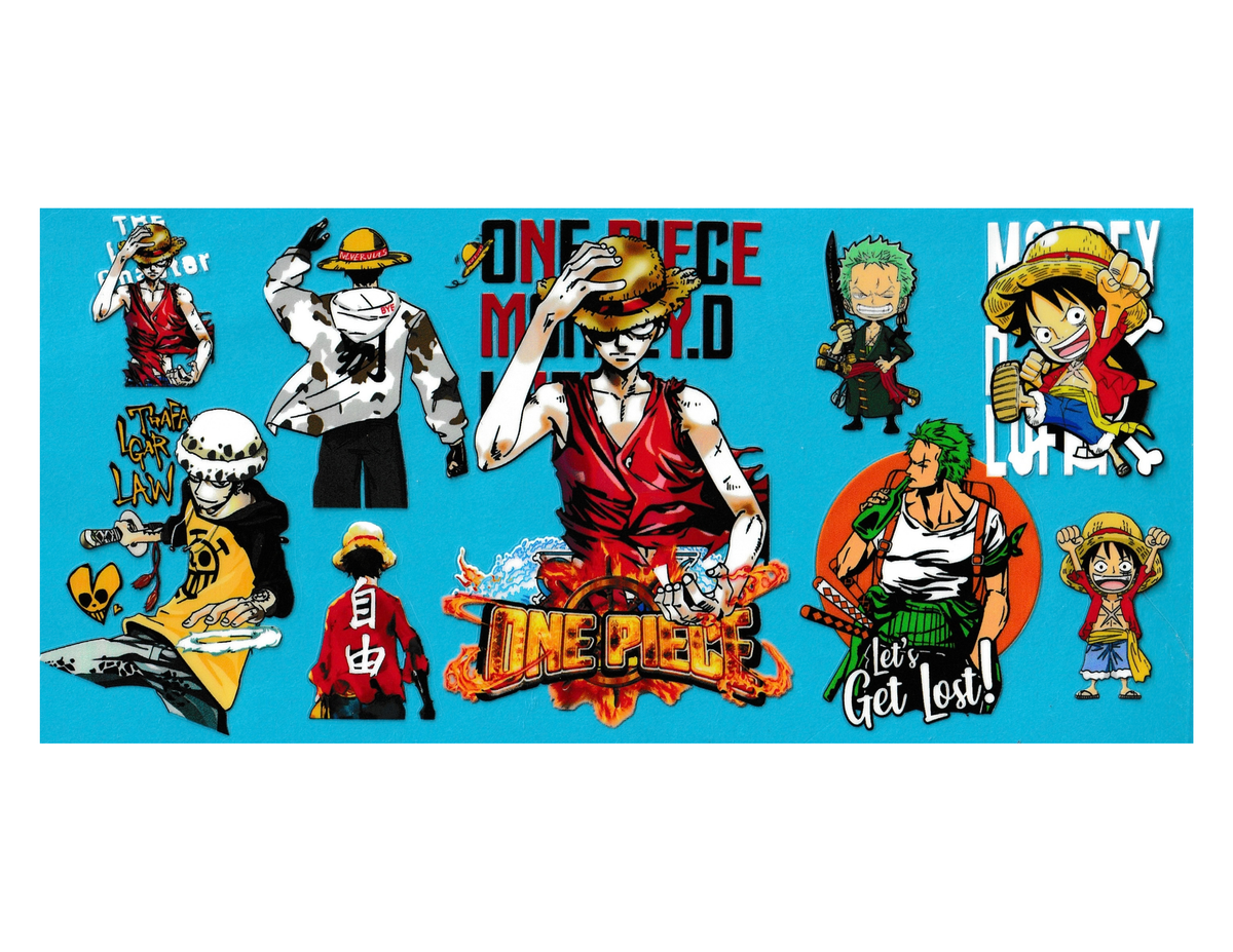16oz Cup Wrap Anime One Piece