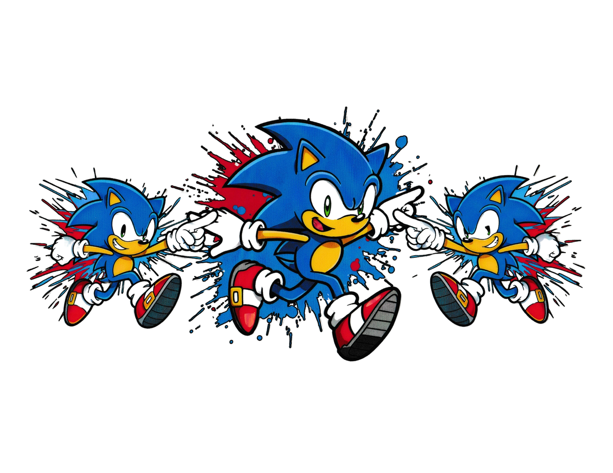 16oz Cup Wrap Game Sonic