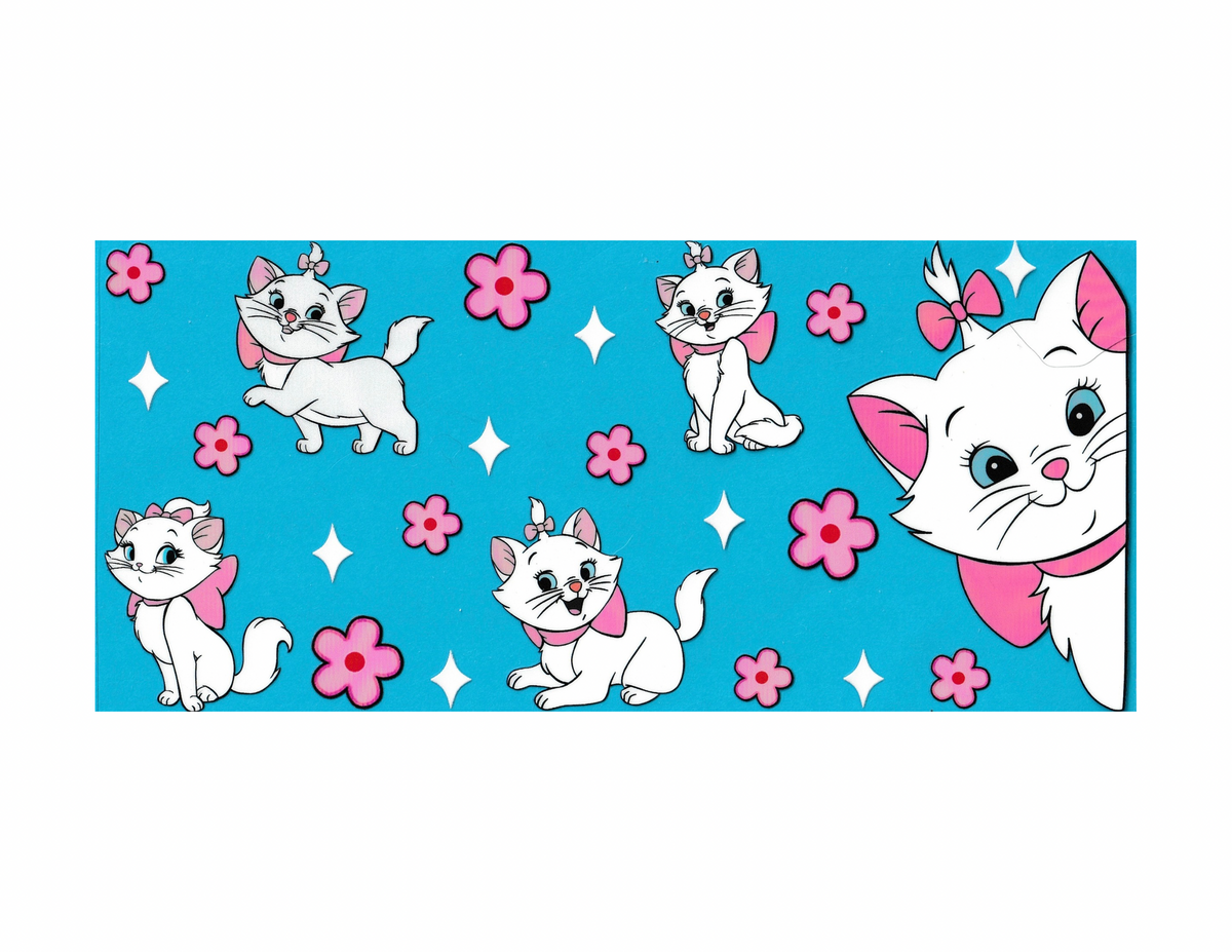 16oz Cup Wrap Marie the Cat