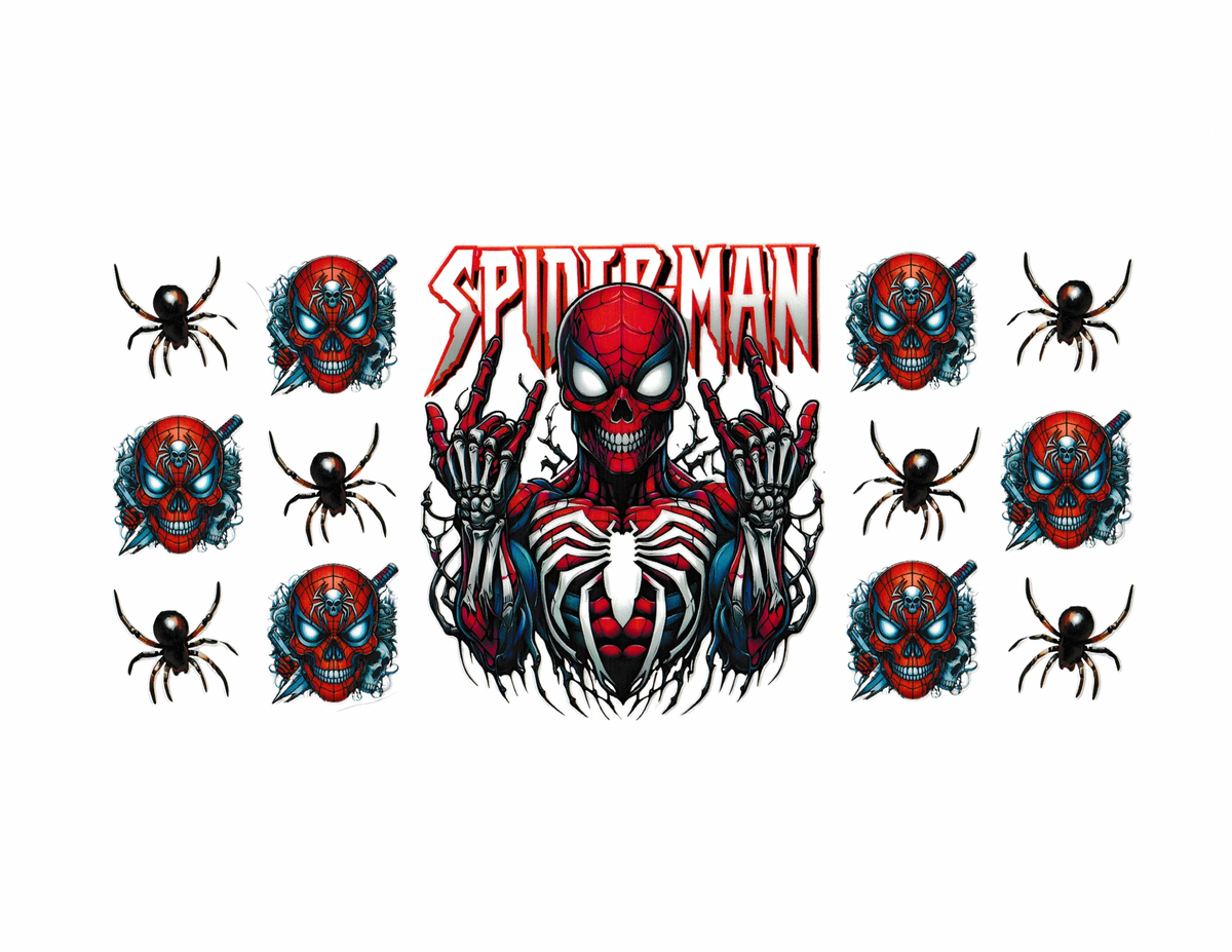 16oz Cup Wrap Spider-Man