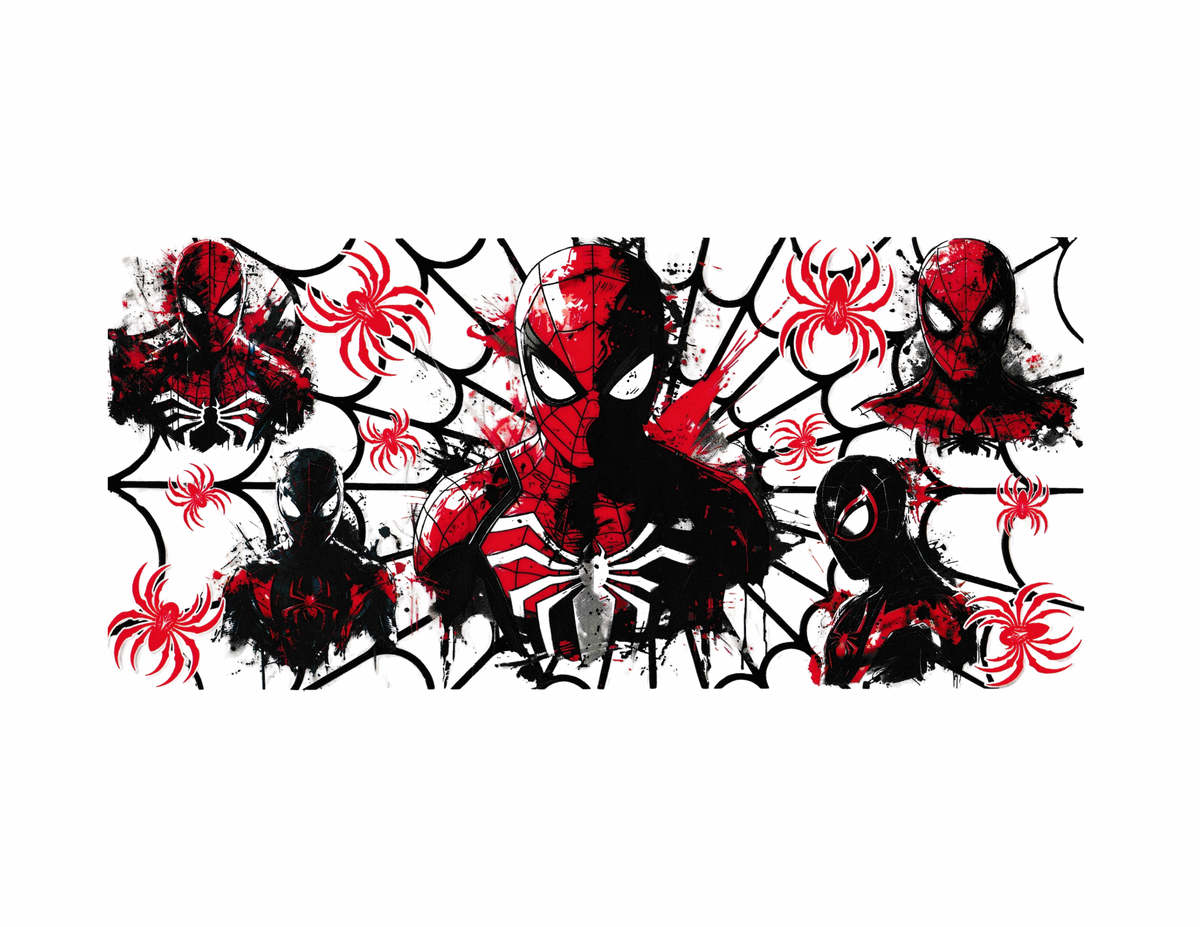 16oz Cup Wrap Spider-Man