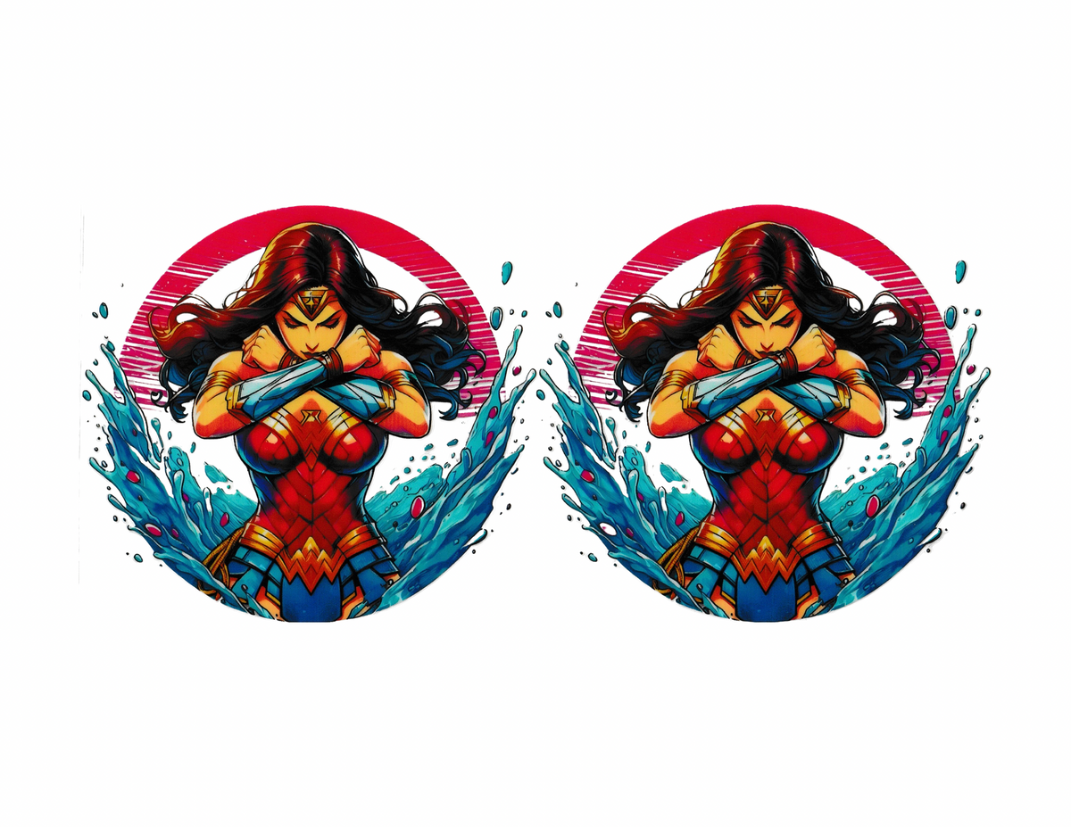 16oz Cup Wrap Wonder Woman
