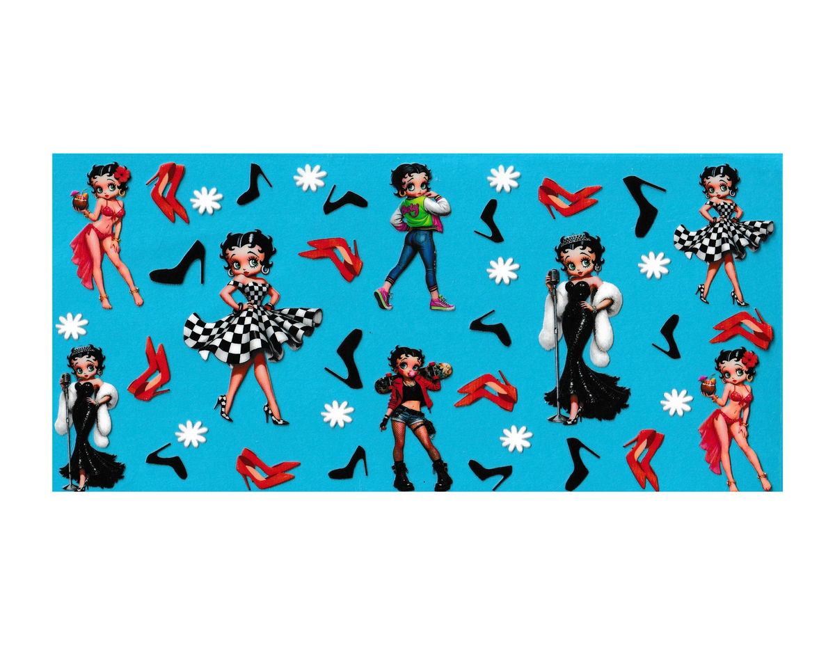 16oz Cup Wrap Betty Boop