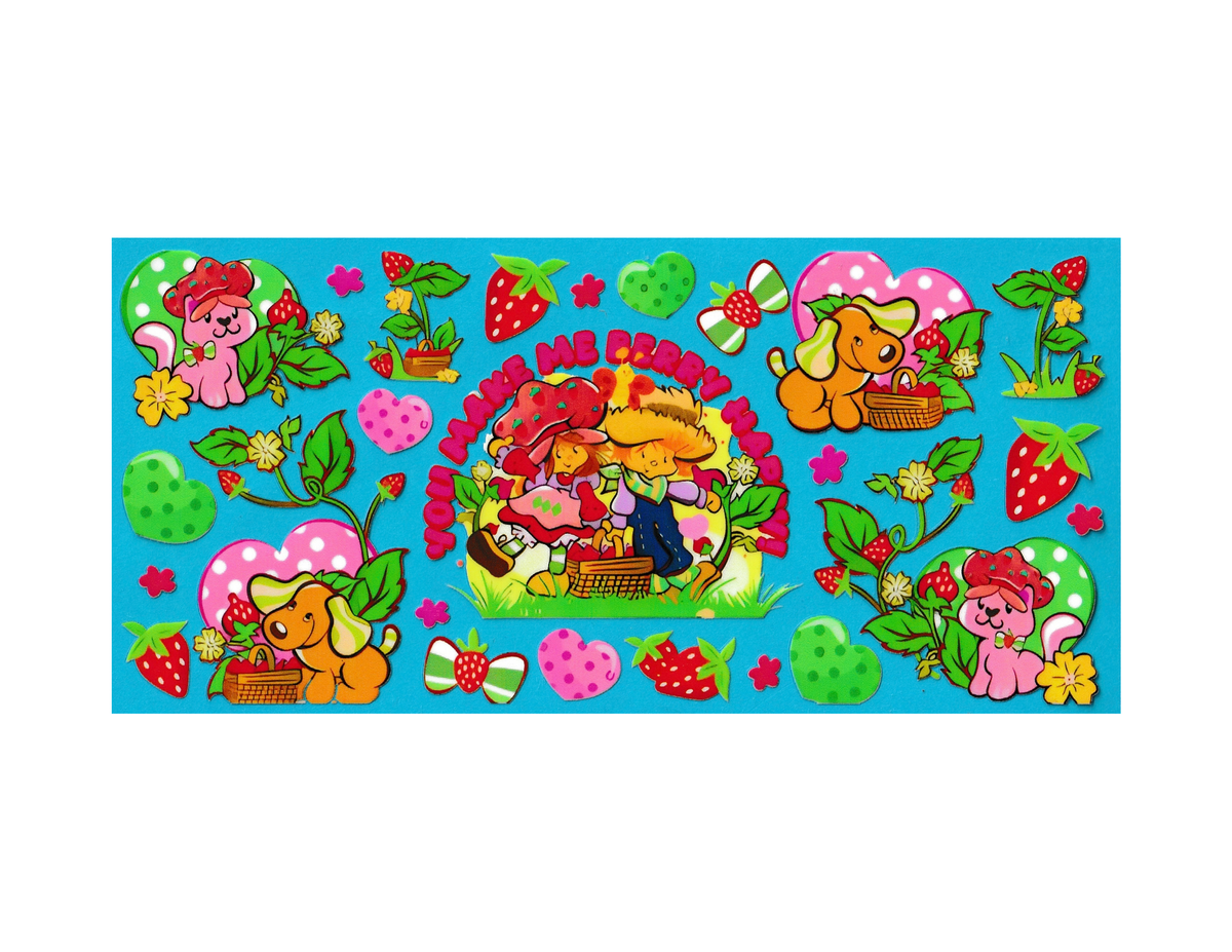 16oz Cup Wrap Strawberry Shortcake