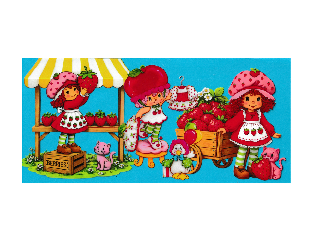 16oz Cup Wrap Strawberry Shortcake