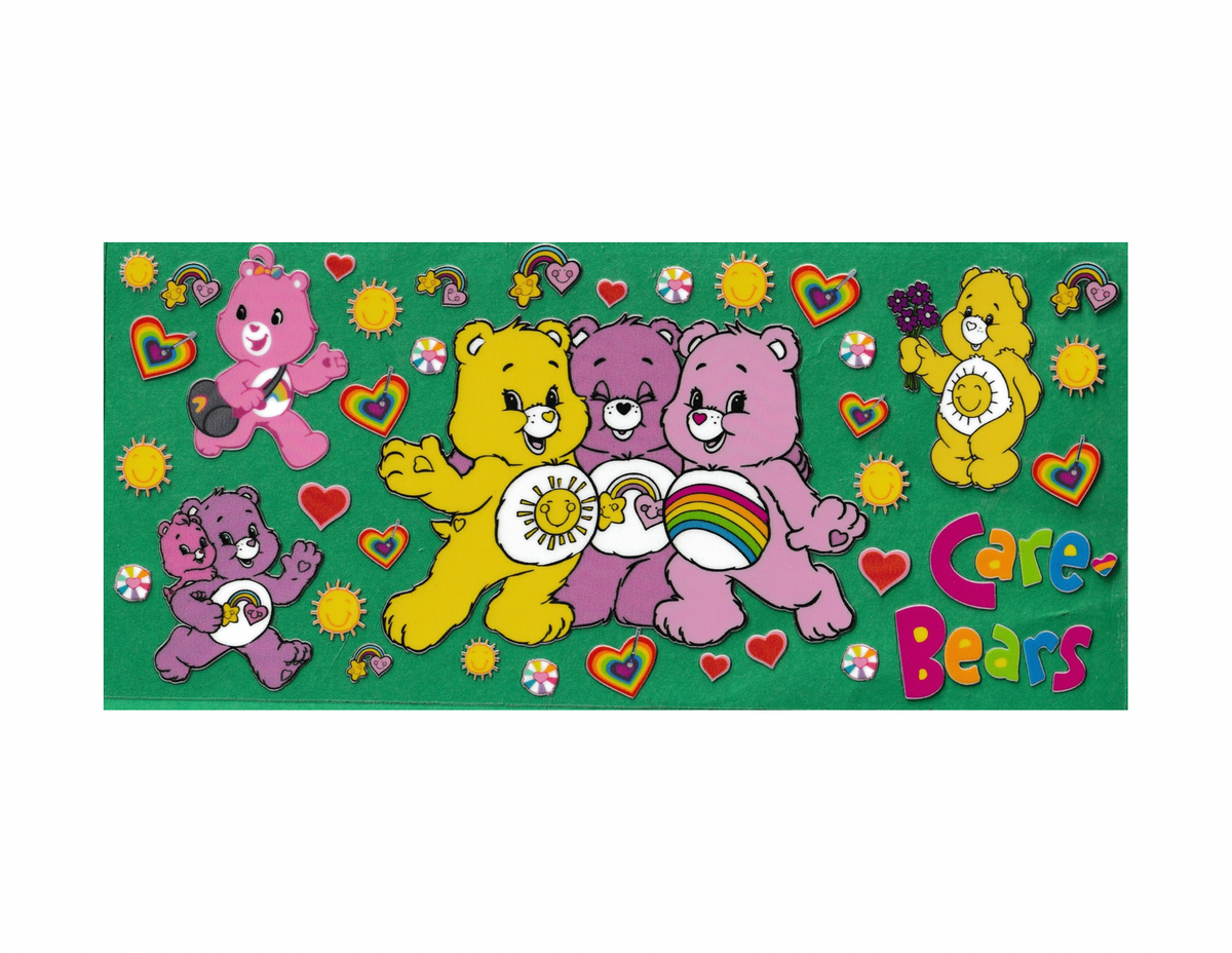 16oz Cup Wrap Care Bear