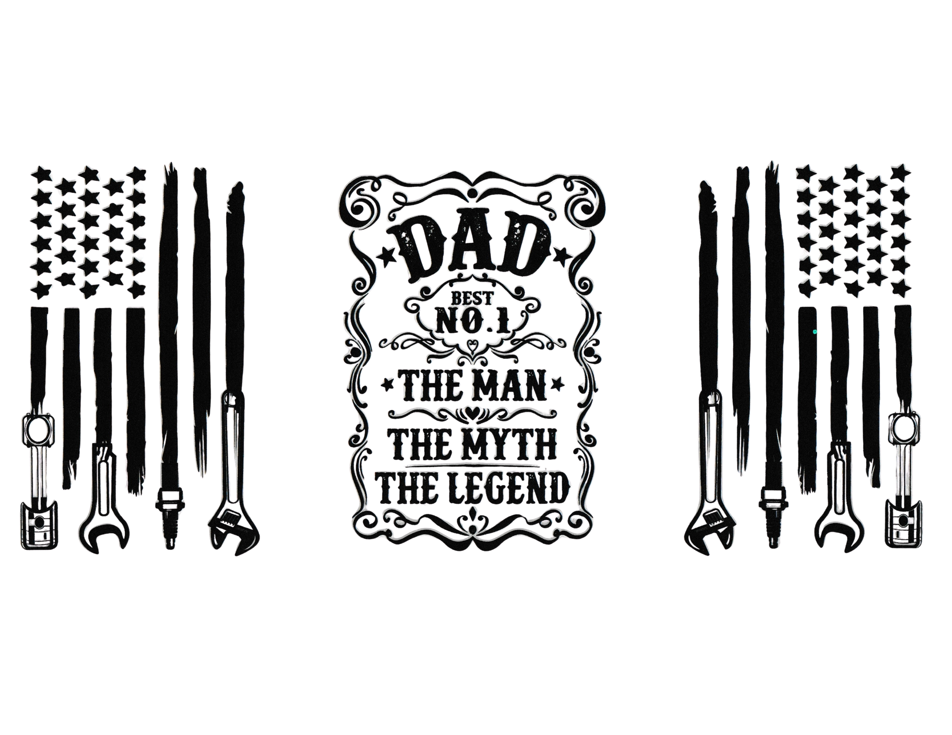 16oz Cup Wrap Dad