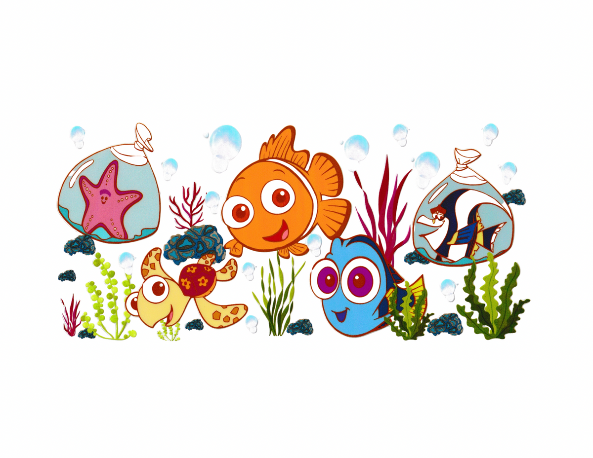 16oz Cup Wrap Finding Nemo