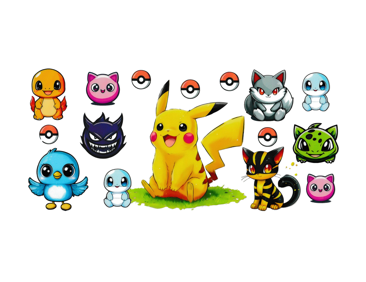 16oz Cup Wrap Pokémon