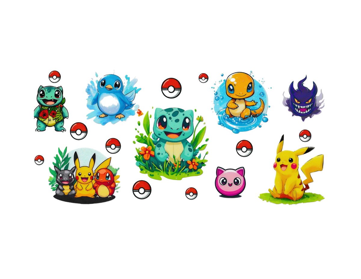 16oz Cup Wrap Pokémon