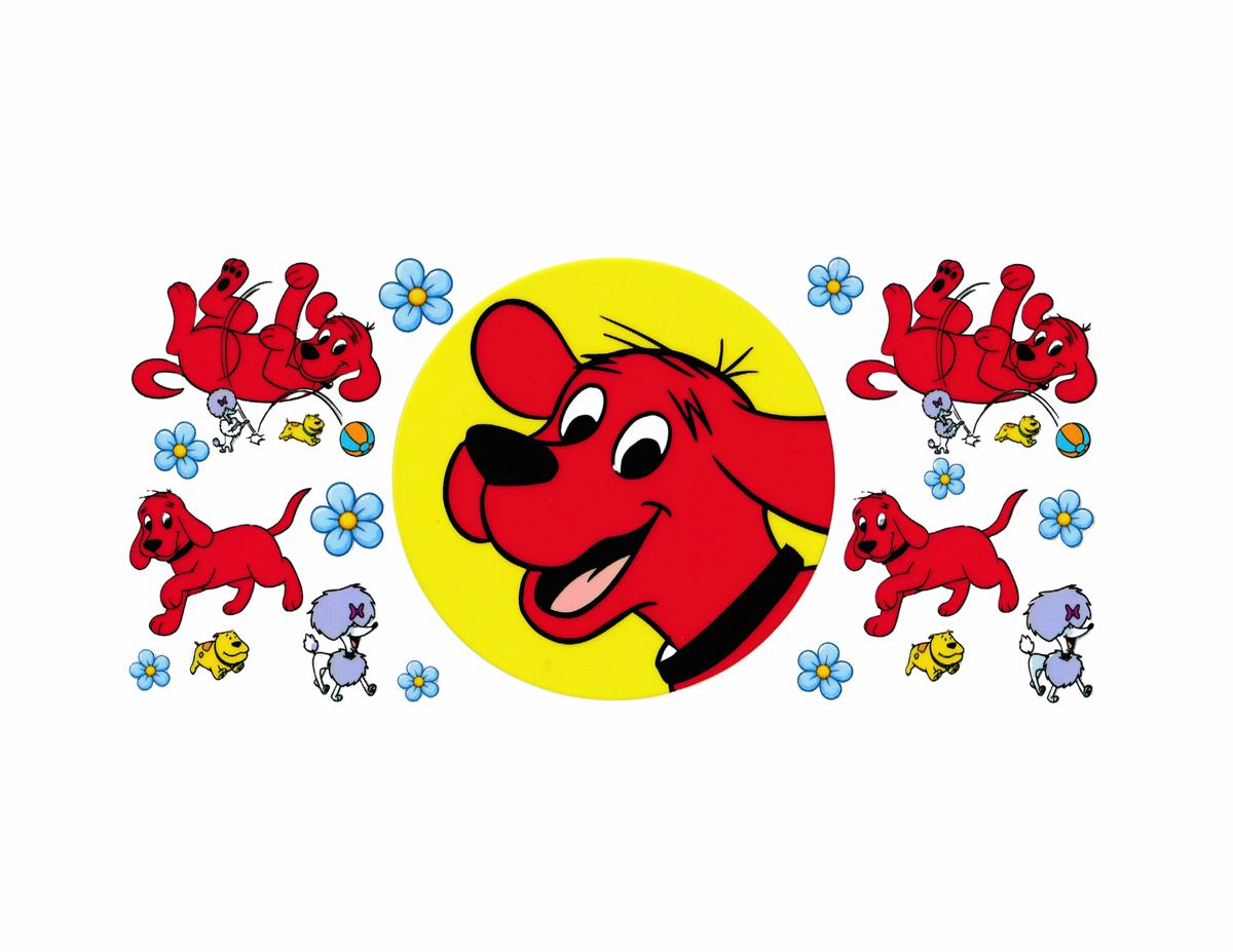 16oz Cup Wrap Kids TV Clifford