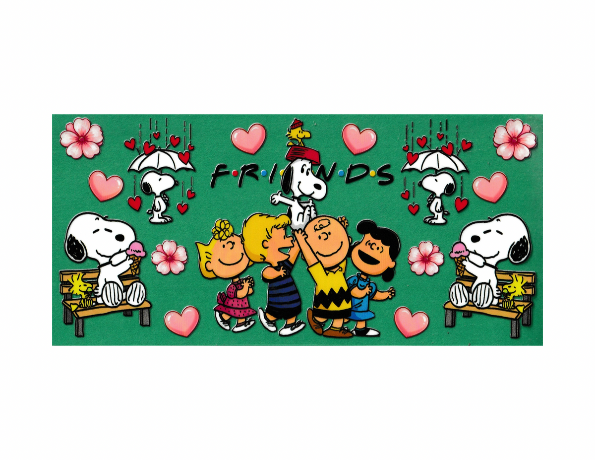 16oz Cup Wrap Snoopy