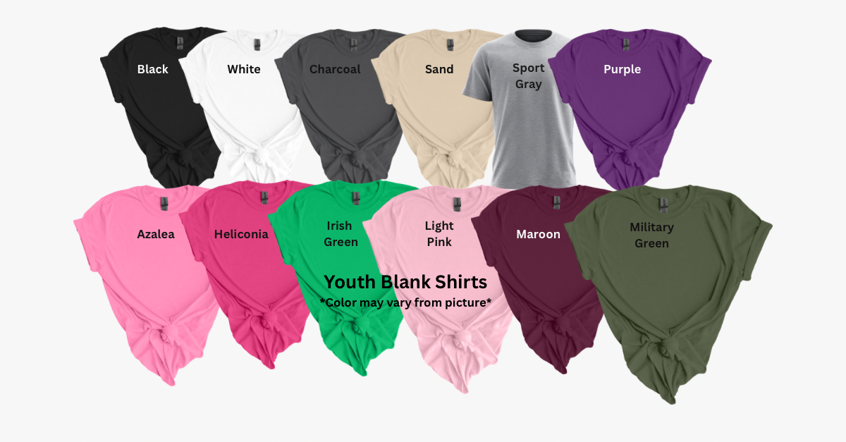 Blank Youth XL