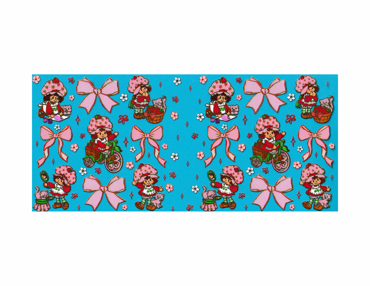 16oz Cup Wrap Strawberry Shortcake