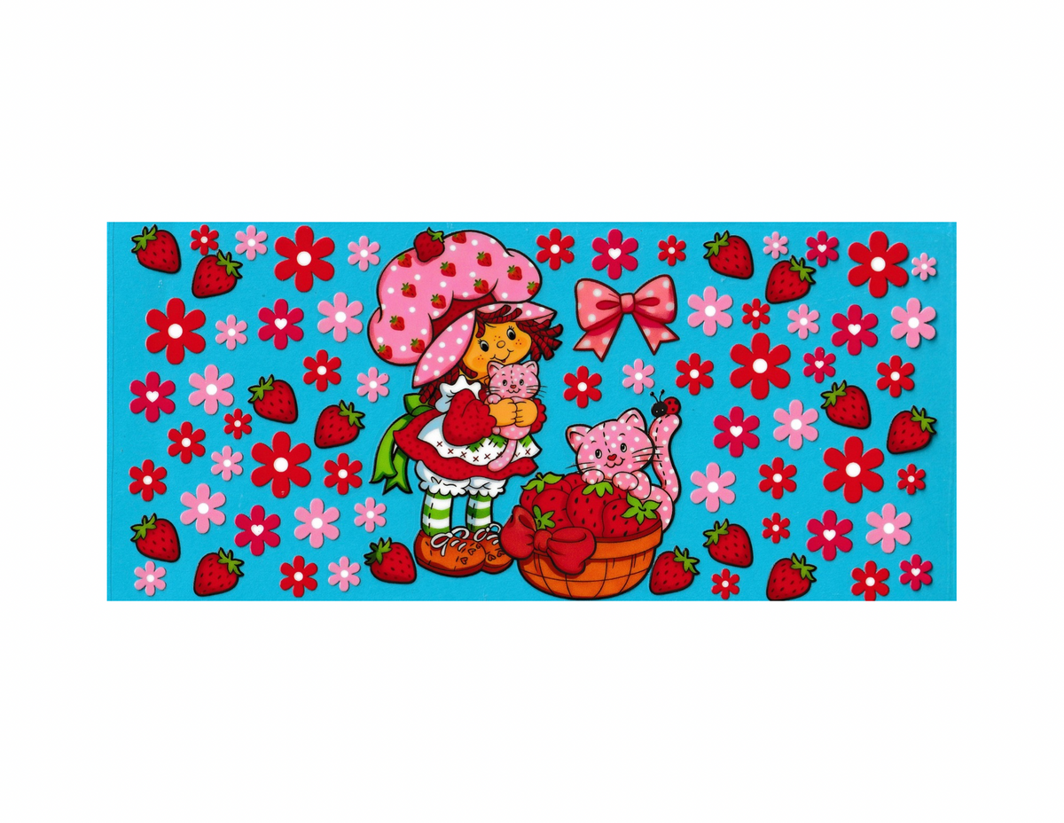 16oz Cup Wrap Strawberry Shortcake