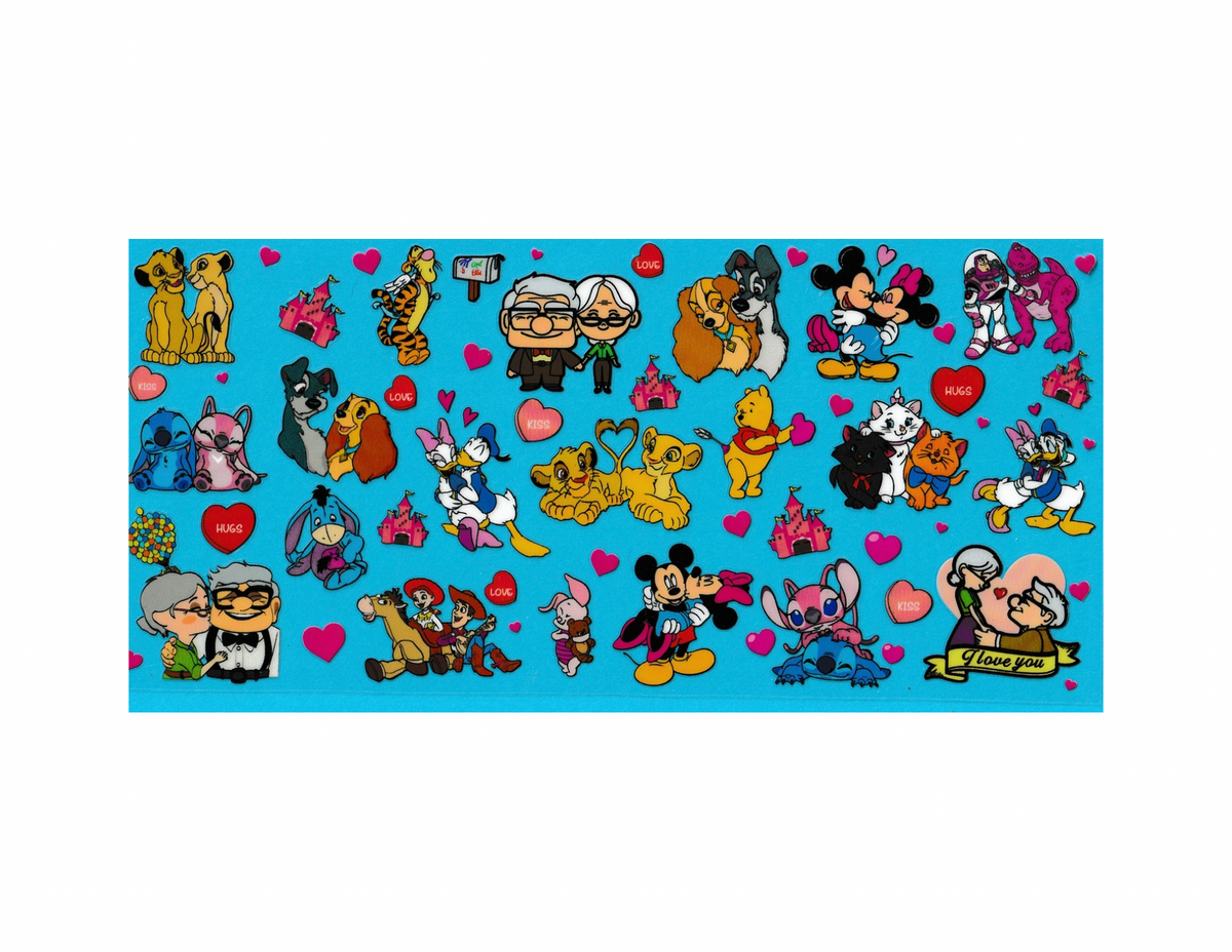 16oz Cup Wrap Multiple Characters
