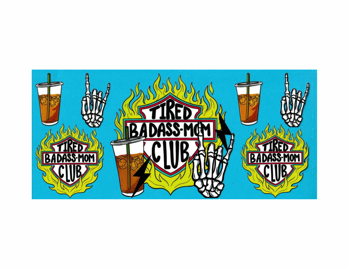 16oz Cup Wrap Badass Moms Club