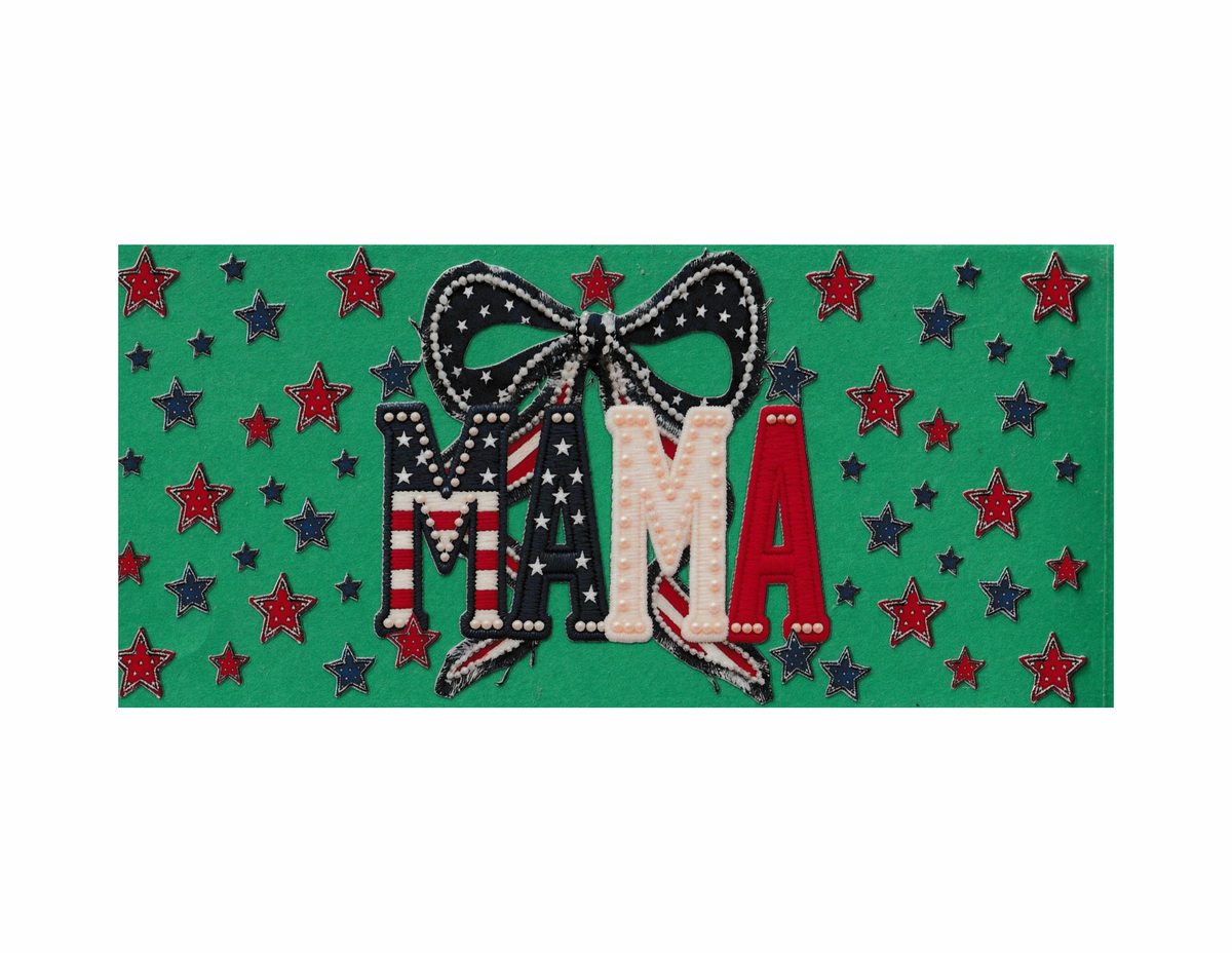 16oz Cup Wrap Patriotic Mama