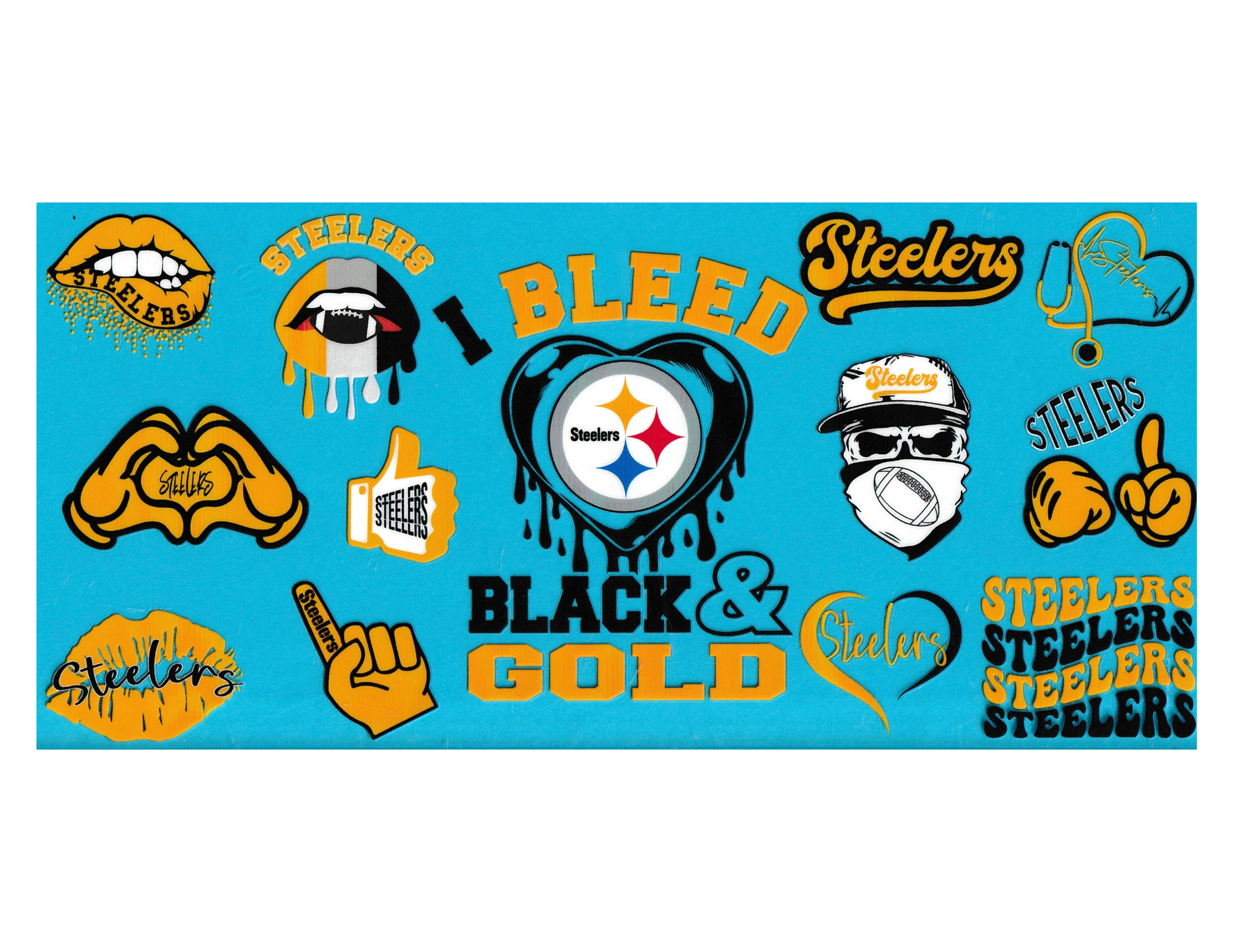 16oz Cup Wrap Pittsburgh
