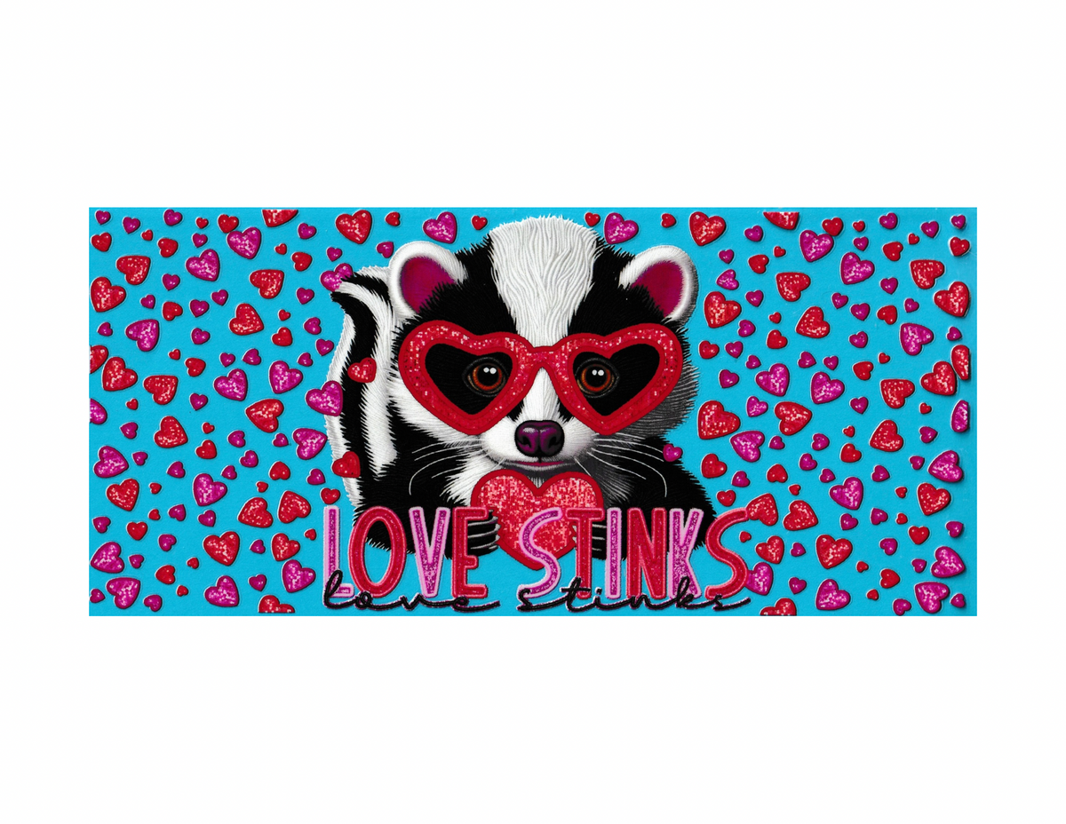 16oz Cup Wrap Skunk Love Stinks
