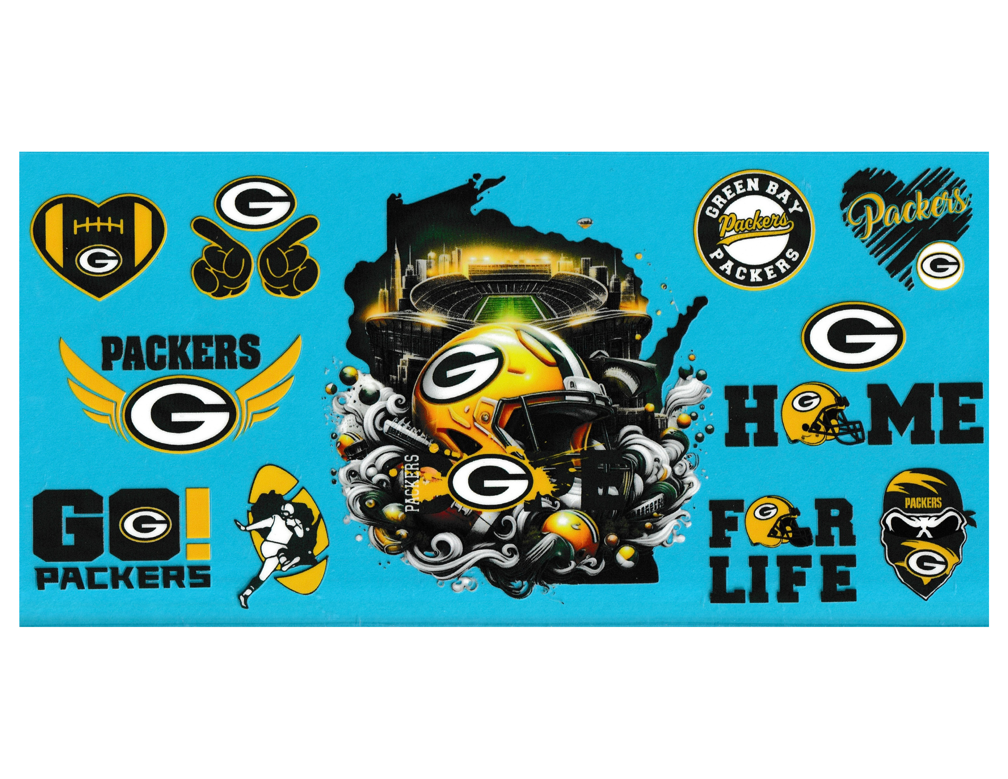 16oz Cup Wrap Green Bay