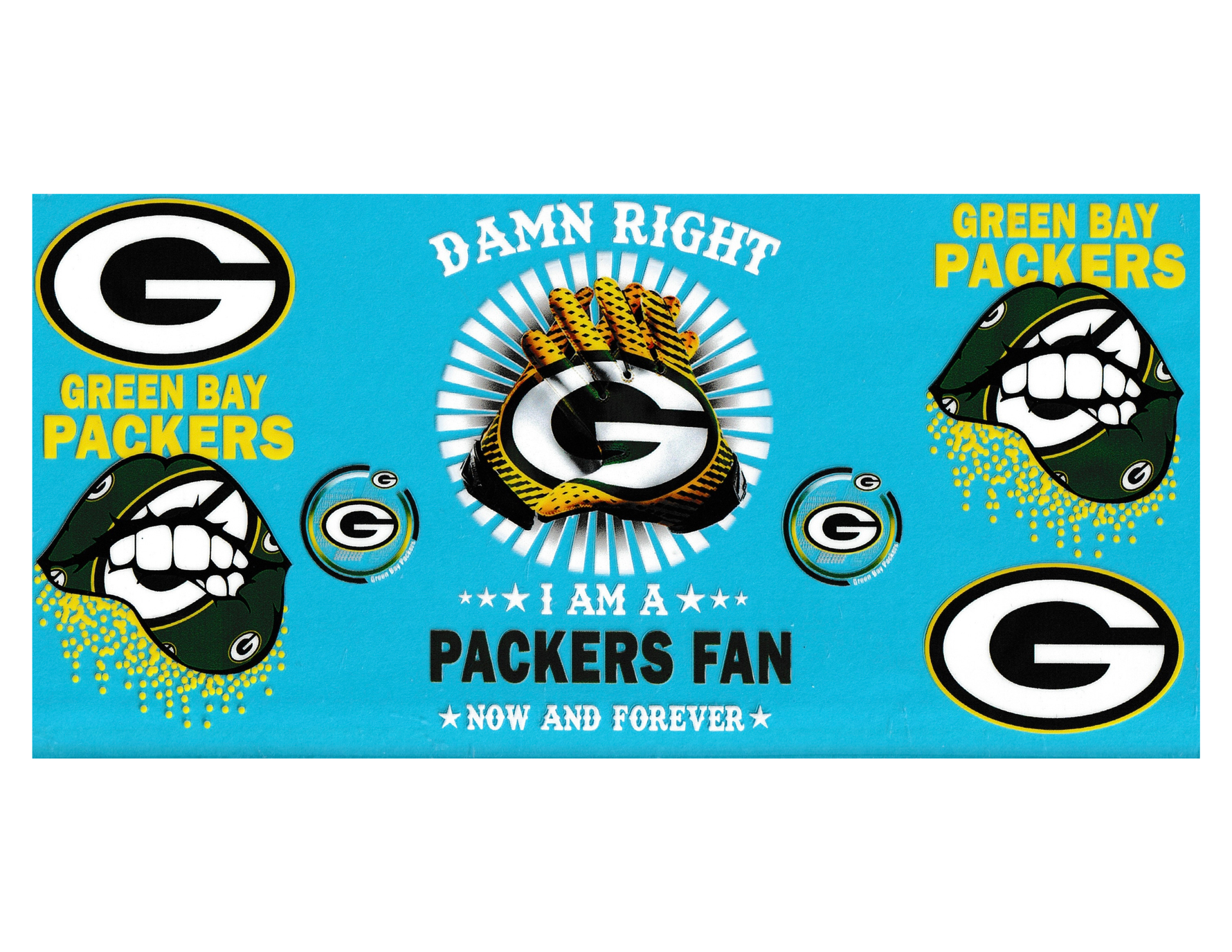 16oz Cup Wrap Green Bay