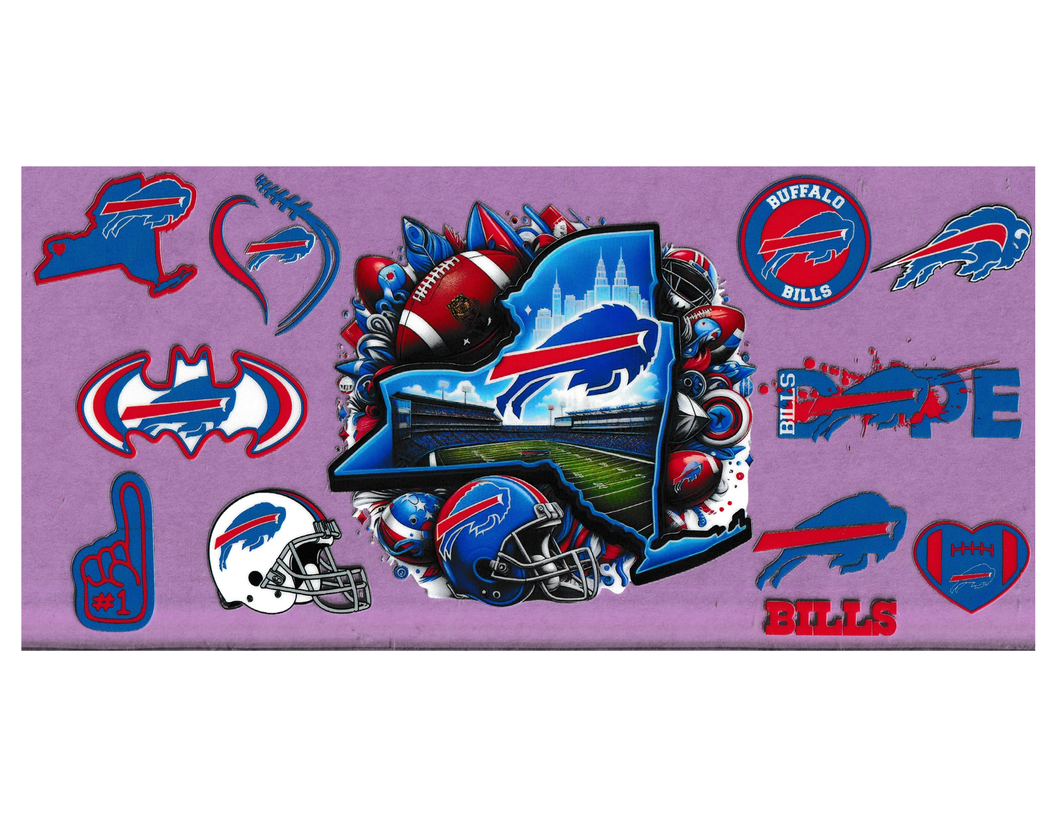 16oz Cup Wrap Buffalo
