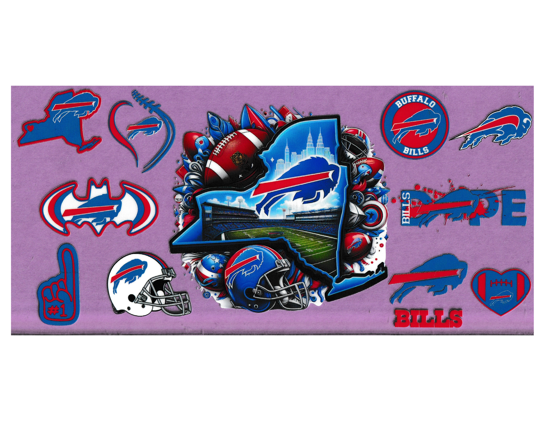 16oz Cup Wrap Buffalo